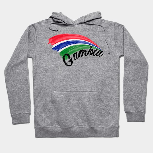 Gambia flag Hoodie by SerenityByAlex